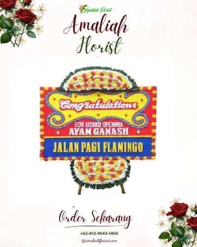 Bunga Papan Congratulation di Tlompakan